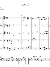 Tango av Issac Albinez for Brasskvintett arrangert av Anders Ørbæk