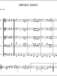 Swing Ding - Brasskvintett av Anders Ørbæk