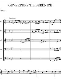 Ouverture til Berenice
