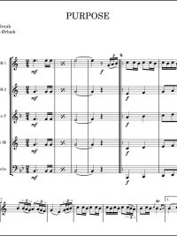 Purpose av Rikard Nordraak arr for brasskvintett av Anders Ørbæk
