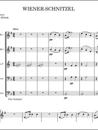 Wiener-Schnitzel - Johann Strauss d.y. arrangert for brasskvintett av Anders Ørbæk