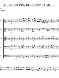 Allegro - Vivaldi arrangert for brasskvintett av Anders Ørbæk