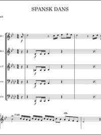 Spansk dans - Brasskvintett av Anders Ørbæk