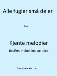 Alle fugler små de er