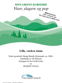 Lille Vackra Anna - SAB - arrangert av Bjarne Volle