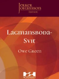 LAGMANSBODA-SVIT - Owe Green - Jerker Johansson for Janitsjar (Concert band) Grade 4
