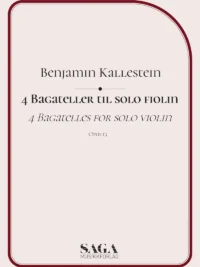 4 BAGATELLER TIL SOLO FIOLIN